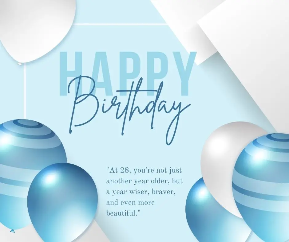 Inspirational 28th Birthday Quotes